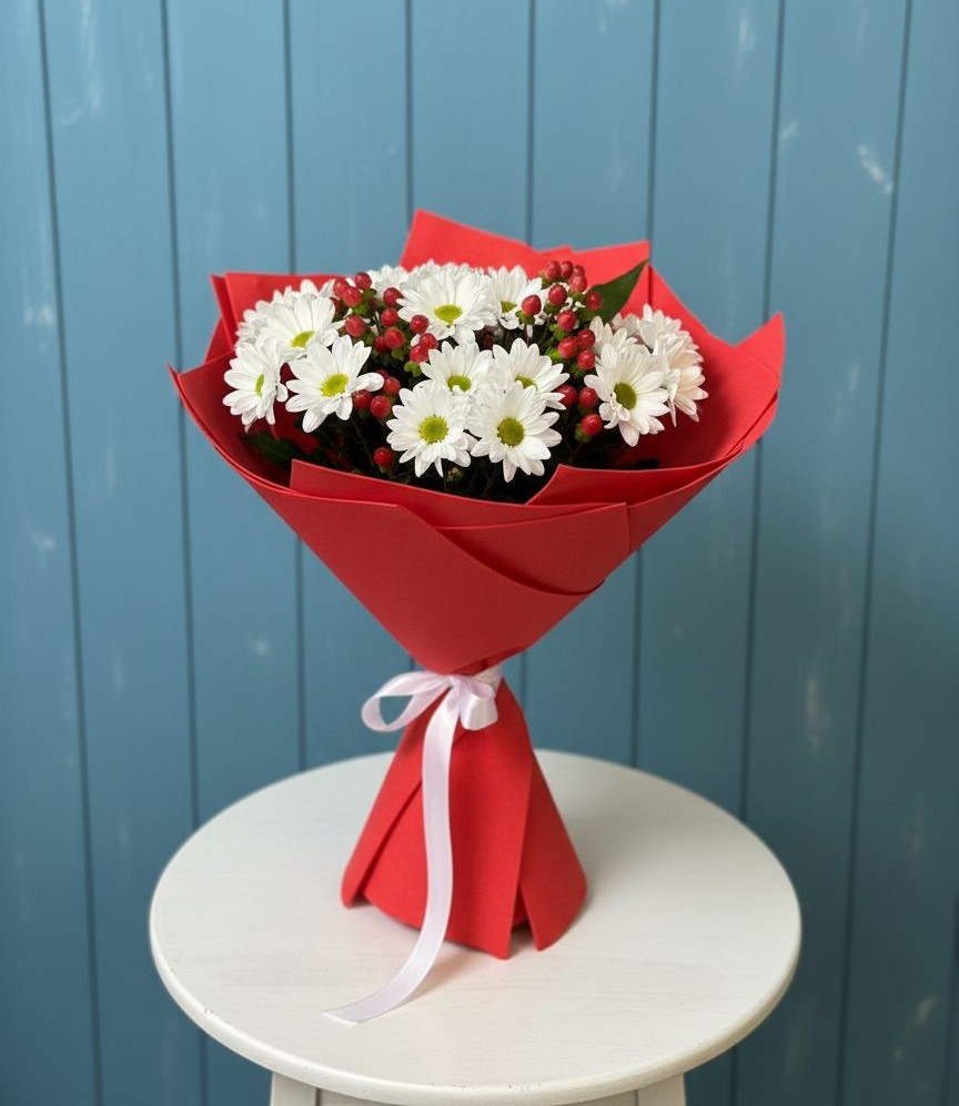 Букет цветов из: Хризантемы в Златоусте