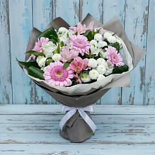 Букет цветов из:  Герберы, Альстромерии и Хризантемы #REPLACE_PRED# Златоусте