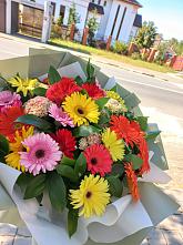 Букет цветов из:  Герберы #REPLACE_PRED# Златоусте