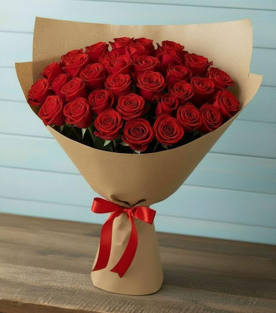 Букет Красные розы Милано в Златоусте