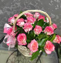 Цветочная композиция из Розы в корзине #REPLACE_PRED# Златоусте
