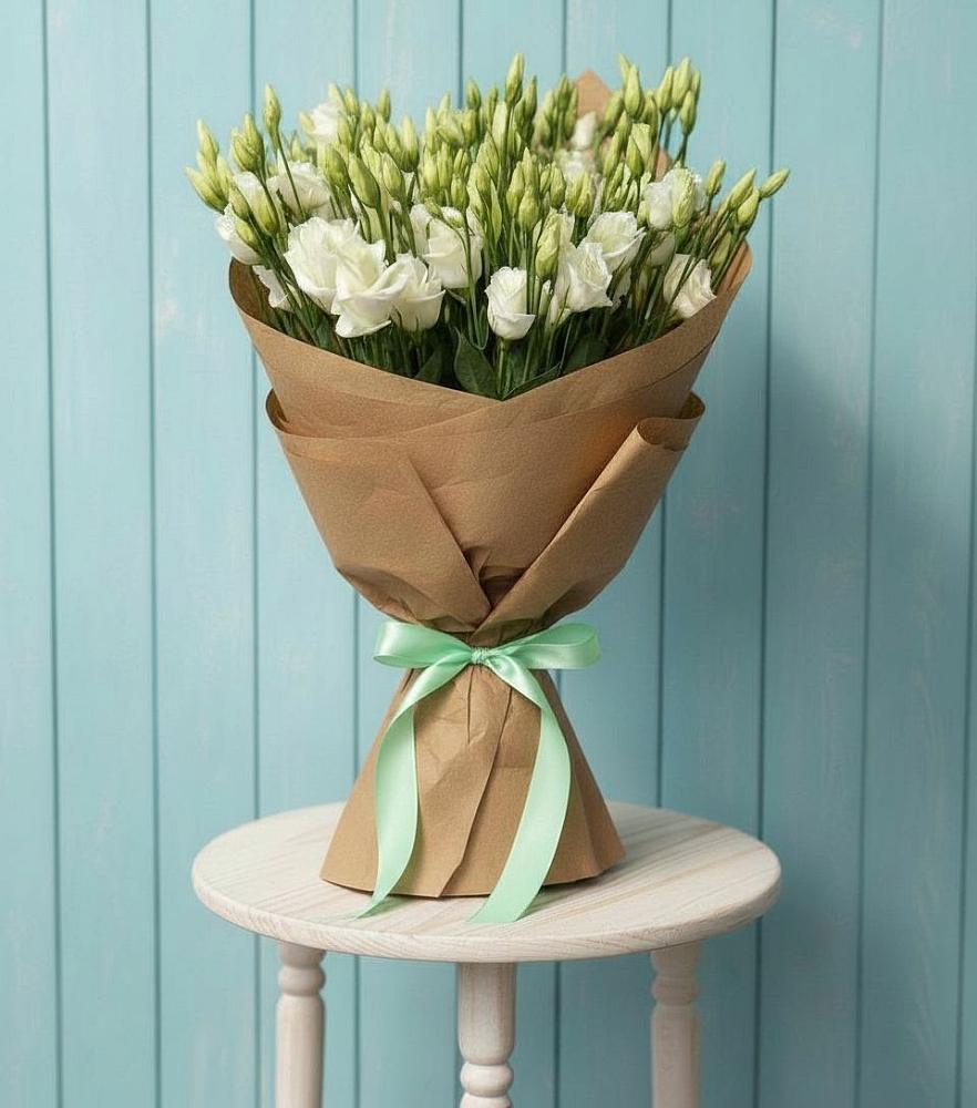 Букет цветов из: Лизиантусы в Златоусте