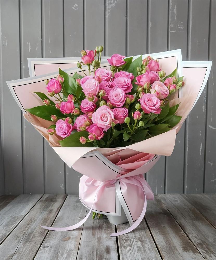 Букет Розовый кустик в Златоусте