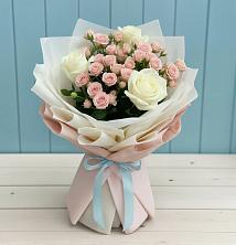 Букет цветов из:  Розы в Златоусте