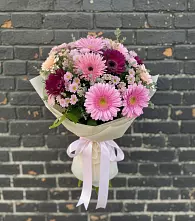 Букет цветов из:  Герберы и Хризантемы #REPLACE_PRED# Златоусте