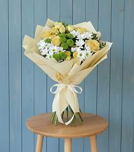 Букет цветов из:  Хризантемы и Розы #REPLACE_PRED# Златоусте