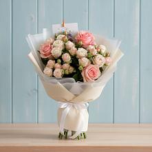 Букет цветов из:  Розы в Златоусте