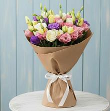 Букет цветов из:  Лизиантусы в Златоусте