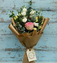 Букет цветов из:  Розы и Лизиантусы #REPLACE_PRED# Златоусте